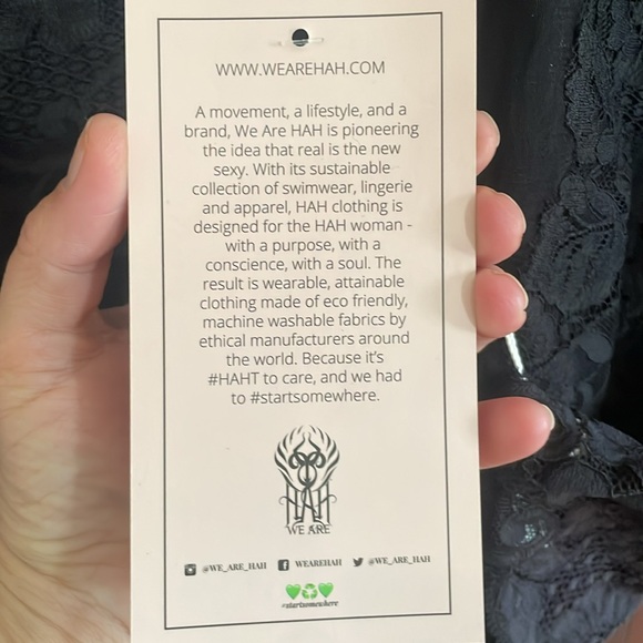 We Are HAH Take HAH Bow Black Lace Reversible Bodysuit - Picture 8 of 8